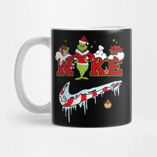 Funny Christmas Grinch Nke Christmas Grinch Snow Mug